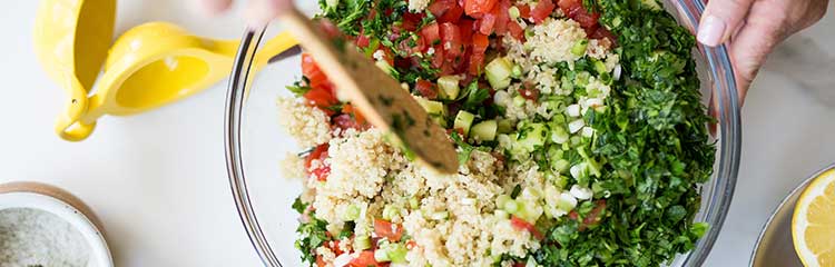 Emily's fresh kitchen, eat heal thrive, gluten free tabouli, quinoa salad