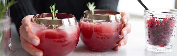 Emily's fresh kitchen, pomegranate cocktail