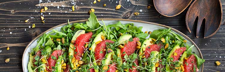 Grapefruit and Avocado salad, emily's fresh kitchen, eat heal thrive, paleo salad, vegan,