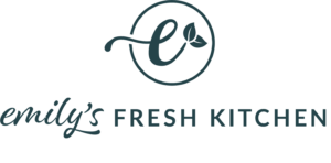 emily's fresh kitchen stacked logo