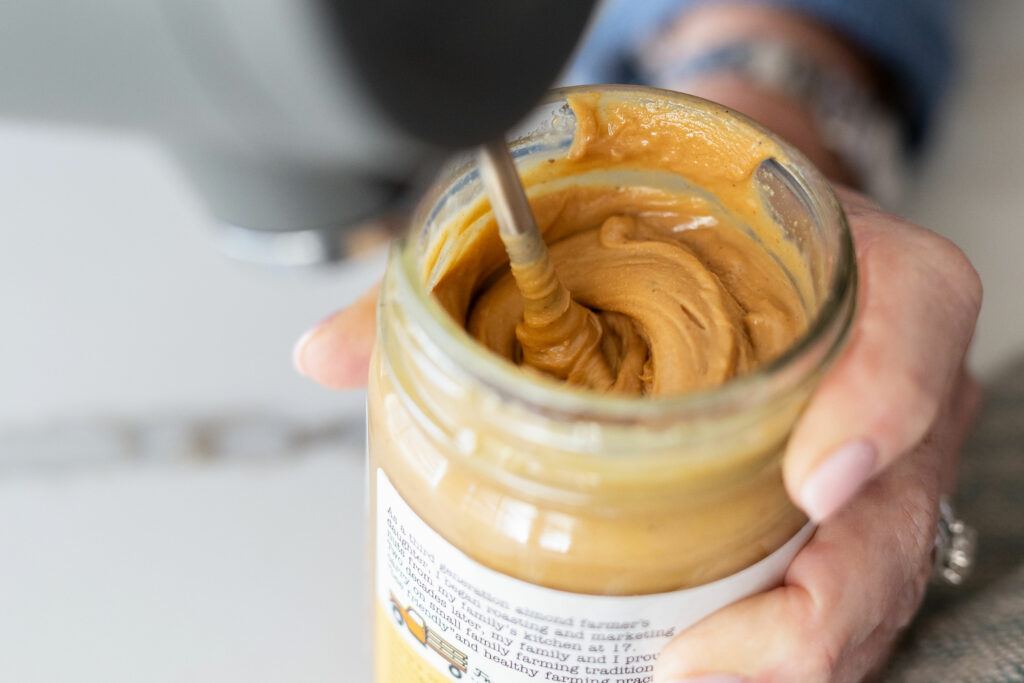 Mixing separated nut butter